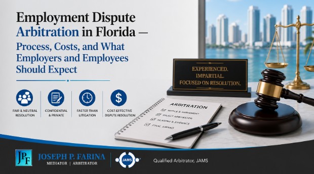 Employment Dispute Arbitration in Florida — Process, Costs, and What Employers and Employees Should Expect