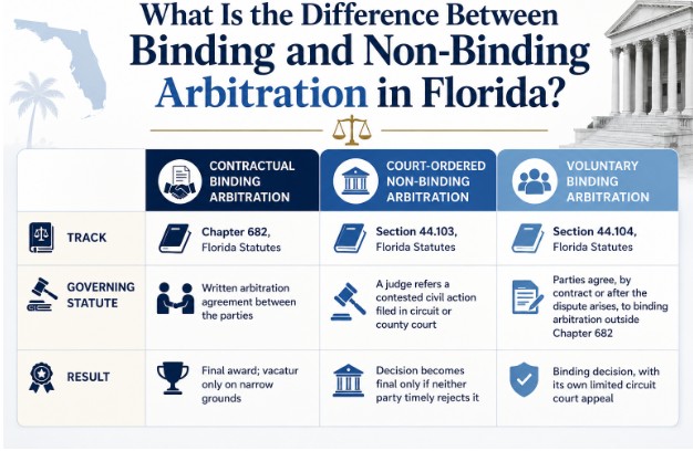 What Is the Difference Between Binding and Non-Binding Arbitration in Florida?