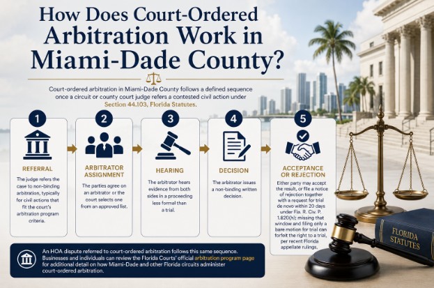 How Does Court-Ordered Arbitration Work in Miami-Dade County?